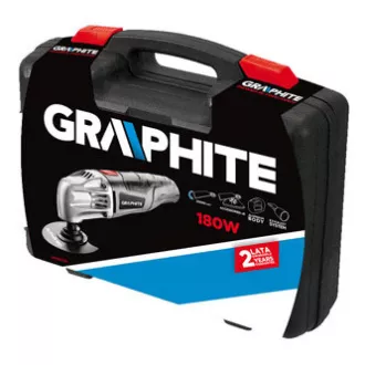 Mehrzweck-Schleifmaschine Graphit 59G020, elektrisch (Kabel), 230V, 180W, 20000osc./min, 2,8° Mehrzweck-Schleifmaschine Graphit 59G020, elektrisch (Kabel), 230V, 180W, 20000osc./min, 2,8°