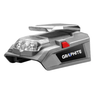 USB-Akkuladegerät und Taschenlampe, 18 V, Energy , Graphit