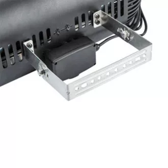 Infrarotheizung NEO TOOLS 90-032, 2000W, IP55, blendfreie gelbe Lampe, zum Beheizen von Böden und Flächen in Lagern und auf Baustellen