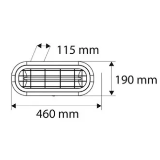 Infrarotheizung NEO TOOLS 90-032, 2000W, IP55, blendfreie gelbe Lampe, zum Beheizen von Böden und Flächen in Lagern und auf Baustellen