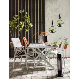 Infrarotheizung NEO TOOLS 90-035, 1000W, IP44, Kohlefaserlampe, zur Beheizung von Böden und Flächen in Lagerhallen und auf Baustellen Infrarotheizung NEO TOOLS 90-035, 1000W, IP44, Kohlefaserlampe, zur Beheizung von Böden und Flächen in Lagerhallen und auf Baustellen