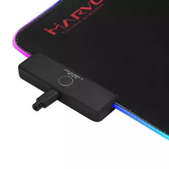 RGB-Mauspad, MG8, Gaming, schwarz, 350 x 250 mm, 3 mm, Marvo, RGB-Hintergrundbeleuchtung