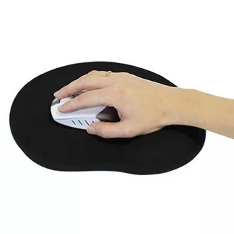 Mauspad, ergonomisch, Gel, schwarz, Logo, SELL Mauspad, ergonomisch, Gel, schwarz, Logo, SELL