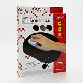 Mauspad, ergonomisch, Gel, schwarz, Logo, SELL Mauspad, ergonomisch, Gel, schwarz, Logo, SELL