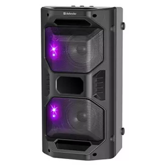 Defender Speaker Rage, Li-Ion, 2.0, 50W, schwarz, Lautstärkeregler, LED Hintergrundbeleuchtung, BT 5.0, TWS, Fernbedienung, 45Hz Defender Speaker Rage, Li-Ion, 2.0, 50W, schwarz, Lautstärkeregler, LED Hintergrundbeleuchtung, BT 5.0, TWS, Fernbedienung, 45Hz