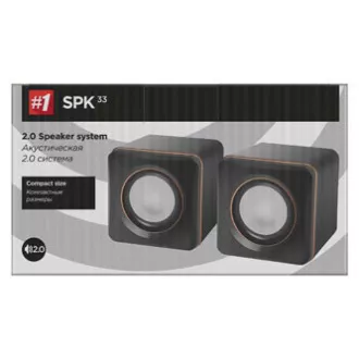 Defender-Lautsprecher SPK-33, 2.0, 5W, schwarz, kompakte Größe Defender-Lautsprecher SPK-33, 2.0, 5W, schwarz, kompakte Größe