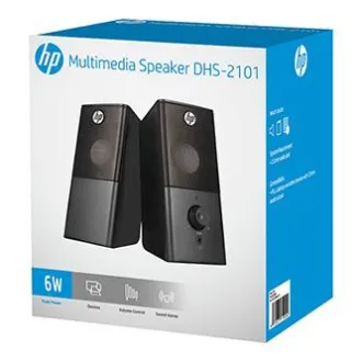 HP Lautsprecher DHS-2101, 2.0, 6W, schwarz, Lautstärkeregler, Desktop, 3,5mm Klinke (USB), SELL HP Lautsprecher DHS-2101, 2.0, 6W, schwarz, Lautstärkeregler, Desktop, 3,5mm Klinke (USB), SELL