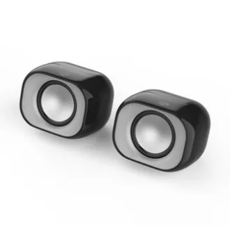 HP Lautsprecher DHS-2111, 2.0, 6W, schwarz, Lautstärkeregler, Kunststoff HP Lautsprecher DHS-2111, 2.0, 6W, schwarz, Lautstärkeregler, Kunststoff