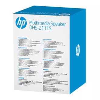 HP Lautsprecher DHS-2111S, 2.1, 11W, schwarz, Lautstärkeregler, Kunststoff HP Lautsprecher DHS-2111S, 2.1, 11W, schwarz, Lautstärkeregler, Kunststoff