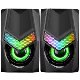 Marvo-Lautsprecher SG-118, 6W, schwarz, hintergrundbeleuchtet Marvo-Lautsprecher SG-118, 6W, schwarz, hintergrundbeleuchtet