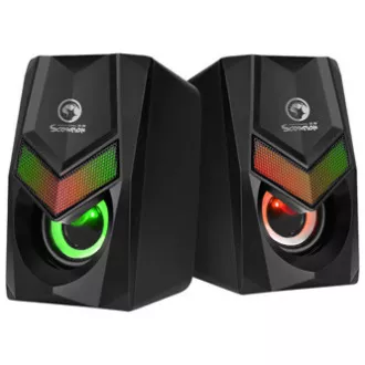 Marvo-Lautsprecher SG-118, 6W, schwarz, hintergrundbeleuchtet Marvo-Lautsprecher SG-118, 6W, schwarz, hintergrundbeleuchtet