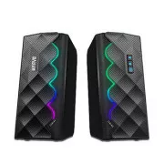 Marvo-Lautsprecher SG-269, 6 W, schwarz, Bluetooth, hintergrundbeleuchtet