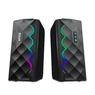 Marvo-Lautsprecher SG-269, 6 W, schwarz, Bluetooth, hintergrundbeleuchtet
