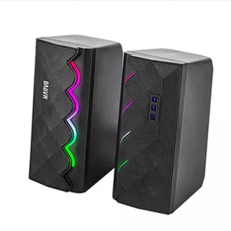 Marvo-Lautsprecher SG-269, 6 W, schwarz, Bluetooth, hintergrundbeleuchtet