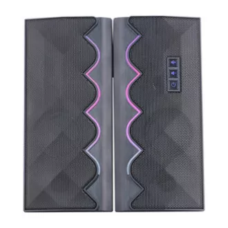 Marvo-Lautsprecher SG-269, 6 W, schwarz, Bluetooth, hintergrundbeleuchtet