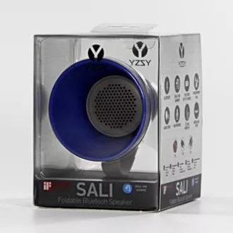 YZSY Bluetooth-Lautsprecher SALI, 1.0, 3W, blau, Lautstärkeregler, faltbar, wasserfest YZSY Bluetooth-Lautsprecher SALI, 1.0, 3W, blau, Lautstärkeregler, faltbar, wasserfest