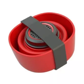YZSY Bluetooth-Lautsprecher SALI, 1.0, 3W, rot, Lautstärkeregler, faltbar, wasserdicht, SELL