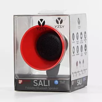 YZSY Bluetooth-Lautsprecher SALI, 1.0, 3W, rot, Lautstärkeregler, faltbar, wasserdicht, SELL