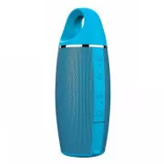 YZSY Bluetooth-Lautsprecher FLABO, 2x5W, blau, Lautstärkeregler, SELL