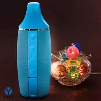 YZSY Bluetooth-Lautsprecher FLABO, 2x5W, blau, Lautstärkeregler, SELL YZSY Bluetooth-Lautsprecher FLABO, 2x5W, blau, Lautstärkeregler, SELL