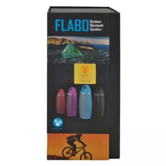 YZSY Bluetooth-Lautsprecher FLABO, 2x5W, blau, Lautstärkeregler, SELL YZSY Bluetooth-Lautsprecher FLABO, 2x5W, blau, Lautstärkeregler, SELL