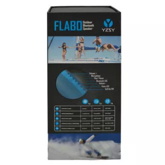 YZSY Bluetooth-Lautsprecher FLABO, 2x5W, blau, Lautstärkeregler, SELL YZSY Bluetooth-Lautsprecher FLABO, 2x5W, blau, Lautstärkeregler, SELL