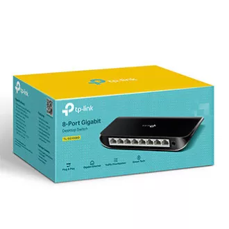 TP-LINK Desktop-Schalter TL-SG1008D 1000Mbps, auto MDI/MDIX
