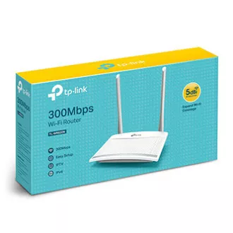 TP-LINK Router TL-WR820N 2.4GHz, Extender, Zugangspunkt, IPv6, 300Mbps, externe feste Antenne, 802.11n, VLAN, WPS, Gastnetzwerk TP-LINK Router TL-WR820N 2.4GHz, Extender, Zugangspunkt, IPv6, 300Mbps, externe feste Antenne, 802.11n, VLAN, WPS, Gastnetzwerk