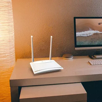 TP-LINK Router TL-WR820N 2.4GHz, Extender, Zugangspunkt, IPv6, 300Mbps, externe feste Antenne, 802.11n, VLAN, WPS, Gastnetzwerk TP-LINK Router TL-WR820N 2.4GHz, Extender, Zugangspunkt, IPv6, 300Mbps, externe feste Antenne, 802.11n, VLAN, WPS, Gastnetzwerk