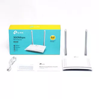 TP-LINK Router TL-WR820N 2.4GHz, Extender, Zugangspunkt, IPv6, 300Mbps, externe feste Antenne, 802.11n, VLAN, WPS, Gastnetzwerk TP-LINK Router TL-WR820N 2.4GHz, Extender, Zugangspunkt, IPv6, 300Mbps, externe feste Antenne, 802.11n, VLAN, WPS, Gastnetzwerk