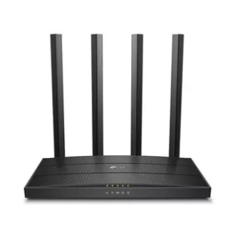 TP-LINK Router Archer C6 V3 2.4GHz und 5GHz, Extender, Access Point, IPv6, 1200Mbps, externe feste Antenne, 802.11ac, Gigabit pr