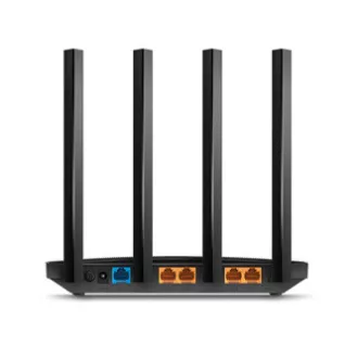 TP-LINK Router Archer C6 V3 2.4GHz und 5GHz, Extender, Access Point, IPv6, 1200Mbps, externe feste Antenne, 802.11ac, Gigabit pr