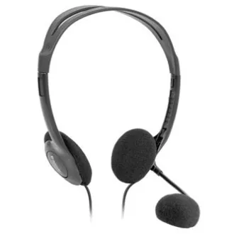 Defender Aura HN-102 Kopfhörer mit Mikrofon, kabelgebunden, schwarz, offen, 2x 3,5 mm Klinke Defender Aura HN-102 Kopfhörer mit Mikrofon, kabelgebunden, schwarz, offen, 2x 3,5 mm Klinke