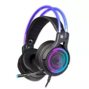 Defender Cosmo Pro RGB, Gaming-Headset mit Mikrofon, Lautstärkeregler, schwarz, 7.1 (virtuell), 50 mm USB-Treiber
