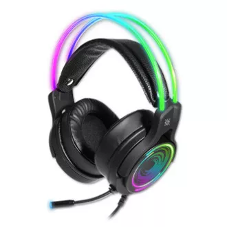 Defender Cosmo Pro RGB Gaming-Headset mit Mikrofon, kabelgebunden, schwarz, 7.1 (virtuell), 50 mm USB-Treiber Defender Cosmo Pro RGB Gaming-Headset mit Mikrofon, kabelgebunden, schwarz, 7.1 (virtuell), 50 mm USB-Treiber