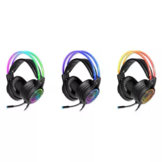 Defender Cosmo Pro RGB Gaming-Headset mit Mikrofon, kabelgebunden, schwarz, 7.1 (virtuell), 50 mm USB-Treiber Defender Cosmo Pro RGB Gaming-Headset mit Mikrofon, kabelgebunden, schwarz, 7.1 (virtuell), 50 mm USB-Treiber