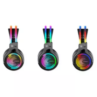 Defender Cosmo Pro RGB Gaming-Headset mit Mikrofon, kabelgebunden, schwarz, 7.1 (virtuell), 50 mm USB-Treiber Defender Cosmo Pro RGB Gaming-Headset mit Mikrofon, kabelgebunden, schwarz, 7.1 (virtuell), 50 mm USB-Treiber