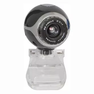 Defender C-090 Webcam, schwarz 0,3 Mpix, USB 2.0, für Laptop/LCD
