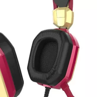 E-blue IRON MAN EHS908 Gaming Headset mit Mikrofon, kabelgebunden, rot, 2x 3,5 mm Klinke USB, SELL E-blue IRON MAN EHS908 Gaming Headset mit Mikrofon, kabelgebunden, rot, 2x 3,5 mm Klinke USB, SELL