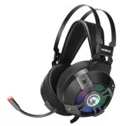 Marvo HG9015G Headset mit Mikrofon, kabelgebunden, schwarz, 7.1 (virtuell), USB