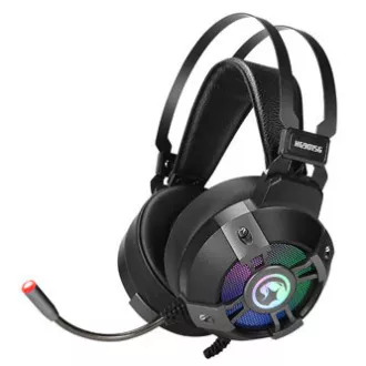 Marvo HG9015G Headset mit Mikrofon, kabelgebunden, schwarz, 7.1 (virtuell), USB Marvo HG9015G Headset mit Mikrofon, kabelgebunden, schwarz, 7.1 (virtuell), USB