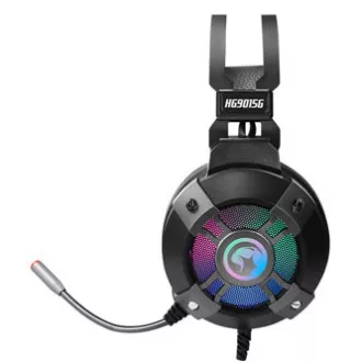 Marvo HG9015G Headset mit Mikrofon, kabelgebunden, schwarz, 7.1 (virtuell), USB Marvo HG9015G Headset mit Mikrofon, kabelgebunden, schwarz, 7.1 (virtuell), USB