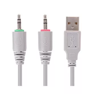 Marvo HG8936 Kopfhörer mit Mikrofon, kabelgebunden, rosa, hintergrundbeleuchtet, 3,5 mm Klinke   USB