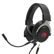 Marvo HG9052 Headset mit Mikrofon, kabelgebunden, schwarz, 7.1 (virtuell), rot beleuchtet, 7.1 (virtuell) USB-Typ