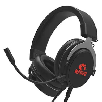 Marvo HG9052 Headset mit Mikrofon, kabelgebunden, schwarz, 7.1 (virtuell), rot beleuchtet, 7.1 (virtuell) USB-Typ Marvo HG9052 Headset mit Mikrofon, kabelgebunden, schwarz, 7.1 (virtuell), rot beleuchtet, 7.1 (virtuell) USB-Typ