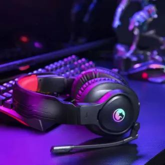 Marvo HG8958 Headset mit Mikrofon, verkabelt, schwarz, Gaming, 3,5 mm Klinke   Splitter   USB