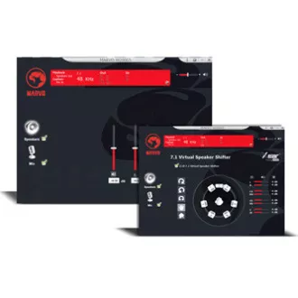 Marvo HG9065 Headset mit Mikrofon, kabelgebunden, schwarz, 7.1 (virtuell), Gaming