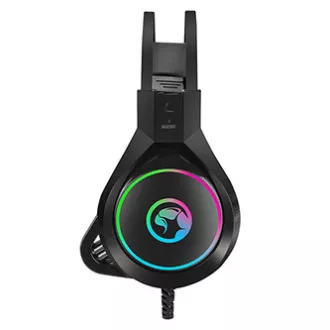 Marvo HG8901 Kopfhörer mit Mikrofon, kabelgebunden, schwarz, USB Marvo HG8901 Kopfhörer mit Mikrofon, kabelgebunden, schwarz, USB