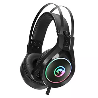 Marvo HG8901 Kopfhörer mit Mikrofon, kabelgebunden, schwarz, USB Marvo HG8901 Kopfhörer mit Mikrofon, kabelgebunden, schwarz, USB