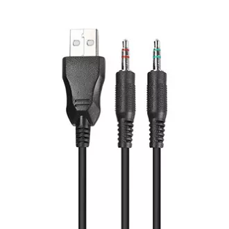 Marvo HG8901 Kopfhörer mit Mikrofon, kabelgebunden, schwarz, USB Marvo HG8901 Kopfhörer mit Mikrofon, kabelgebunden, schwarz, USB